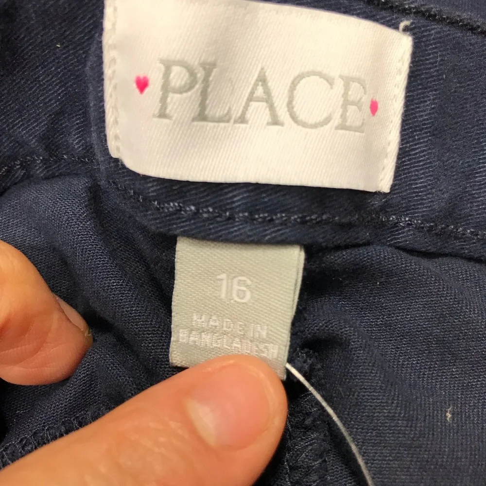 The Children's Place Kid's Unisex Uniform Shorts Navy Size 16
